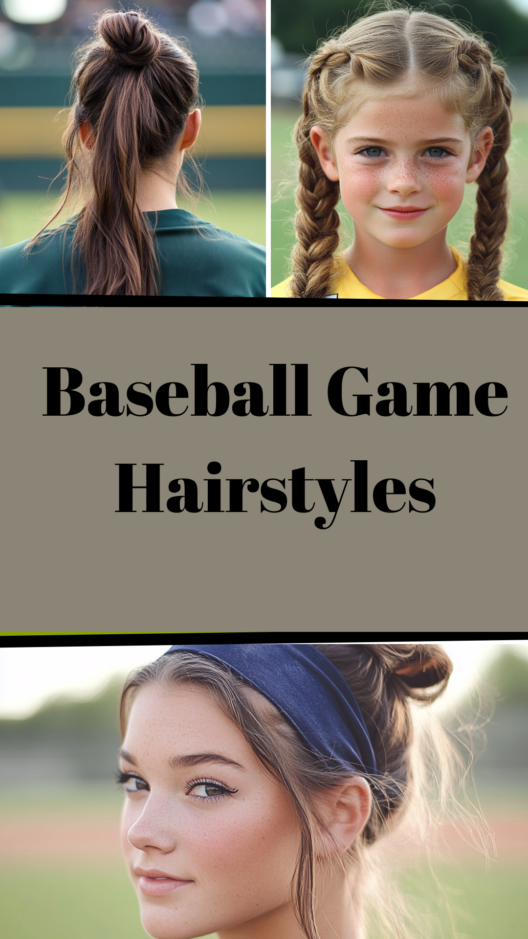 Baseball Game Hairstyles main