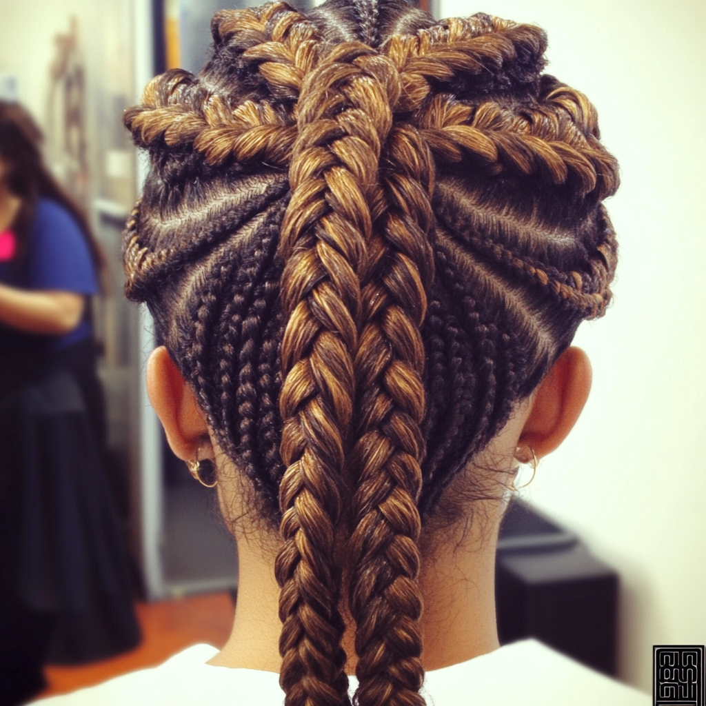Big Box Braids Hairstyles 2
