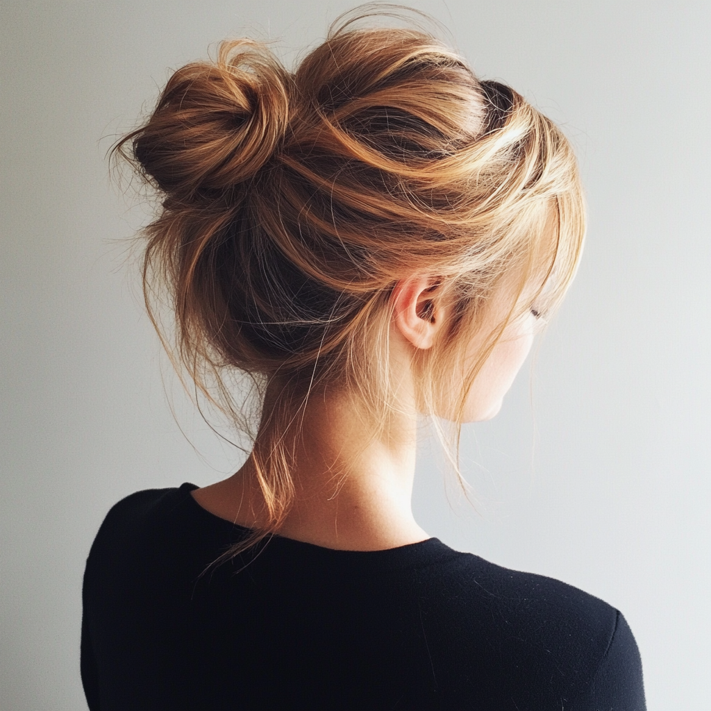Cute Hairstyles for Summer Effortless Messy Bun