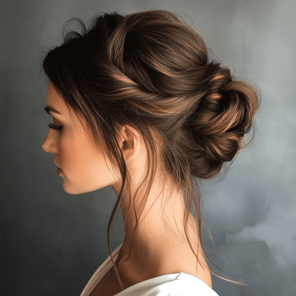 Prom Bun Hairstyles