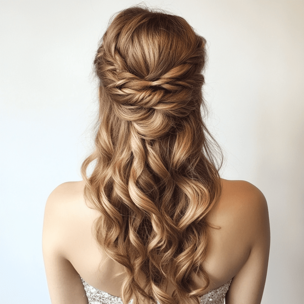 Prom Hairstyles Half Up Half Down