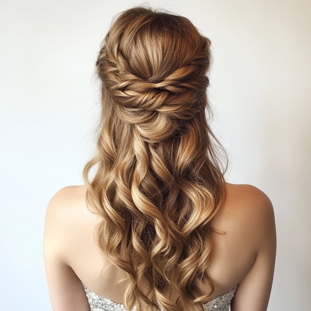 Prom Hairstyles Half Up Half Down