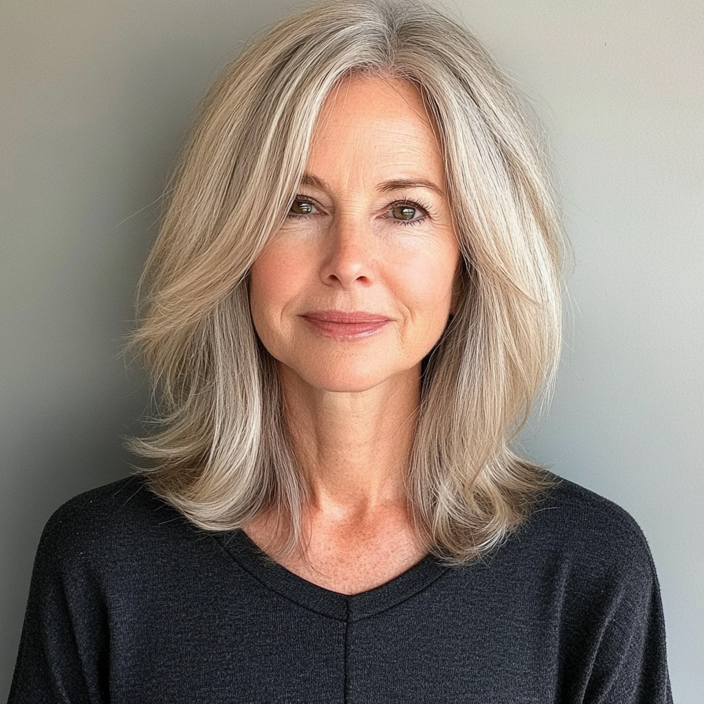 Shoulder Length Cut with Soft Layers 60 Year Old Hairstyles