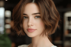 Timeless Wavy Bob Short Hairstyles for Prom